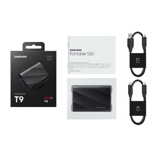 Dysk SSD Samsung Portable T9 1TB Czarny