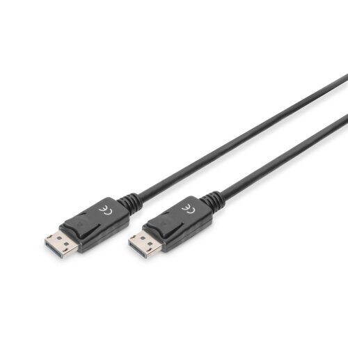 ASSMANN Kabel połączeniowy DisplayPort 1.1a z zatrzaskami Typ DP/DP M/M czarny 10m