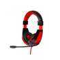 Słuchawki gamingowe iBOX HPI 1528 MV Czarno-czerwone