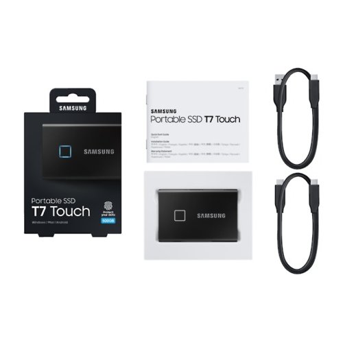 Dysk zewnętrzny Samsung SSD T7 2TB MU-PC2T0K/WW czarny
