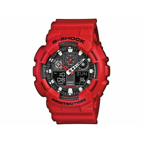 Zegarek G-Shock GA-100B-4AER czerwony