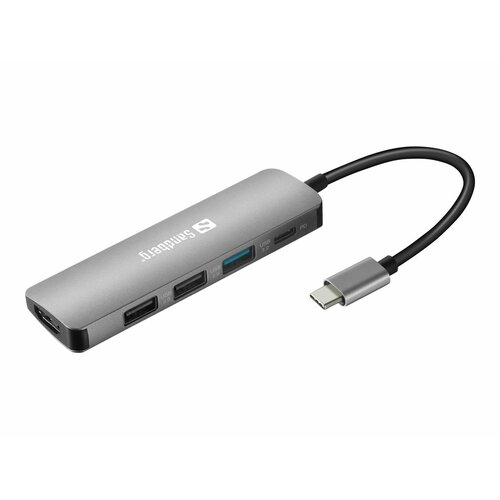 Stacja dokująca Sandberg USB-C Mini Dock HDMI+USB PD 100W czarna