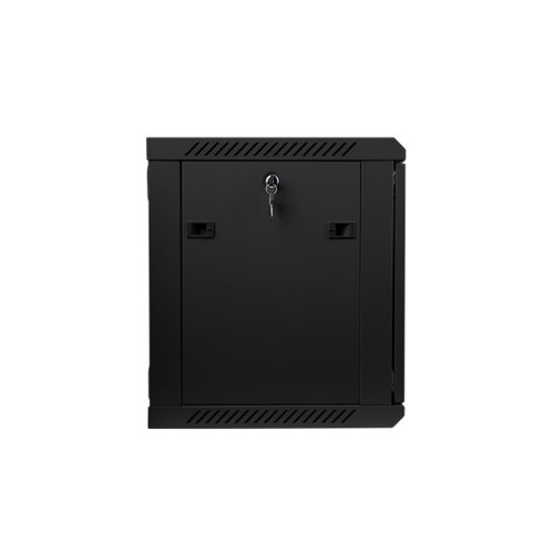Szafa instalacyjna wisząca 19" 9U 600x450 czarna Lanberg (flat pack)