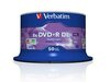 Verbatim DVD+R 8x 8.5GB 50P CB Double Layer 43758