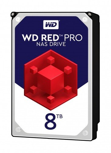 Dysk twardy WD Red Pro 8TB widok w pionie
