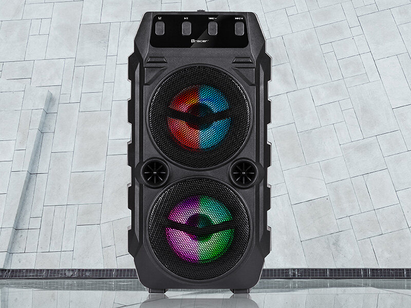 Power Audio Tracer Superbox TWS Bluetooth  podświetlone głośniki