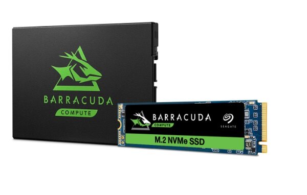 Dysk SSD Seagate BarraCuda Q1 PASTSS048020 dyski z serii BarraCuda od prawego boku