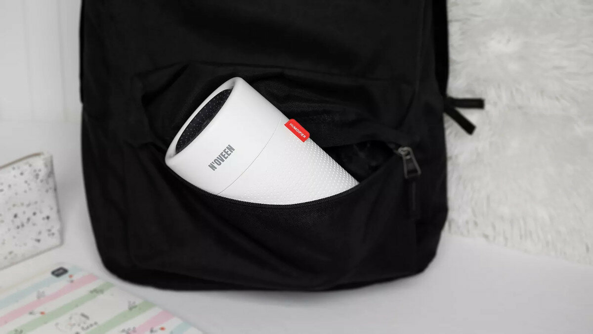 Mini nawilżacz powietrza Noveen MUH360 biały w plecaku