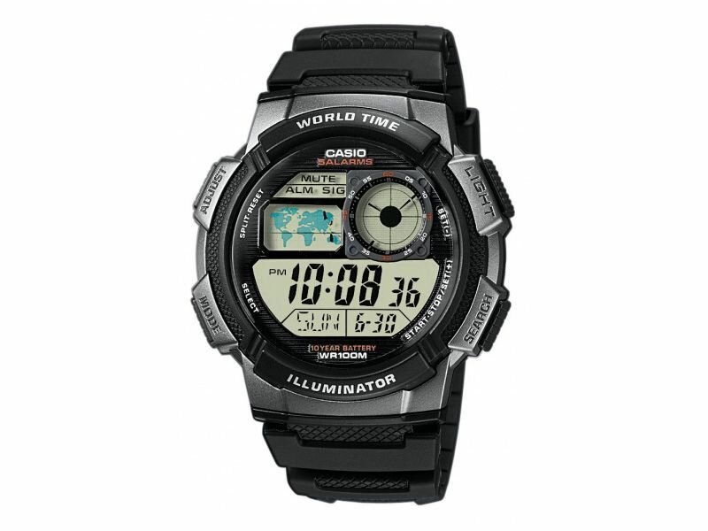 Zegarek CASIO AE-1000W -1BVEF tarcza zegara