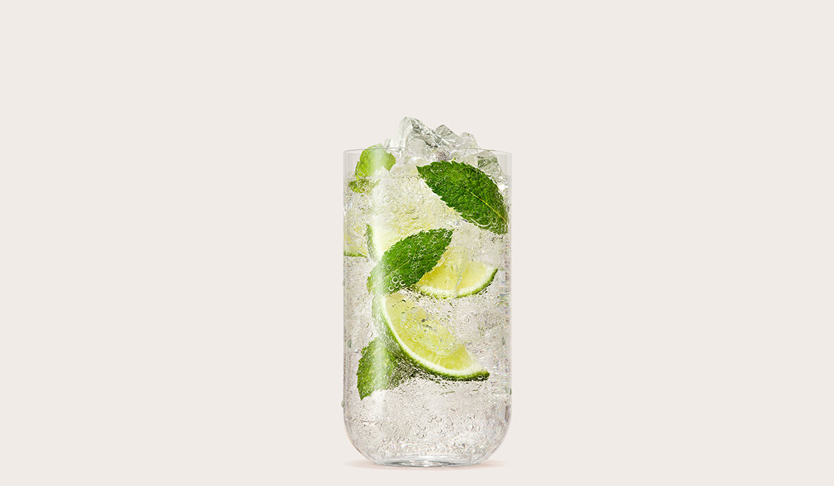 Syrop SodaStream Lemon Lime 440ml grafika przedstawiająca gotowy napój