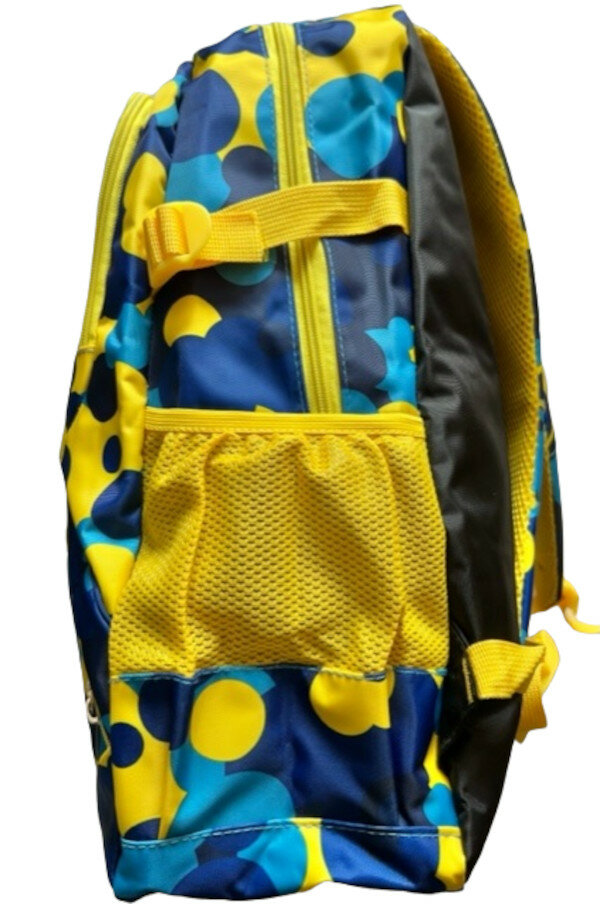 Plecak szkolny Anpa żółte kule + worek do butów bokiem