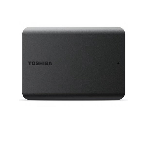 Dysk zewnętrzny Toshiba Canvio Basics 2022 4TB widok od przodu w poziomie