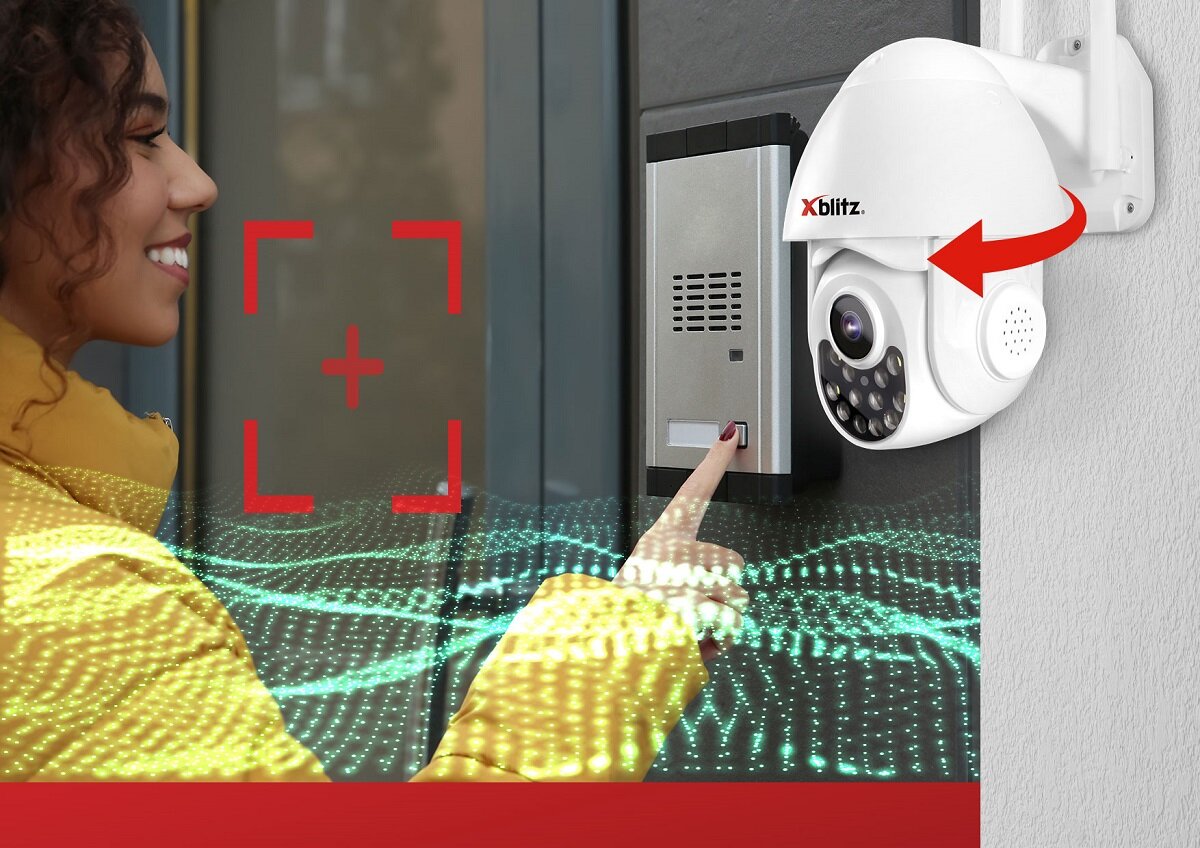 Kamera Xblitz Armor 500 WiFi prezentacja technologii AI Human Tracking